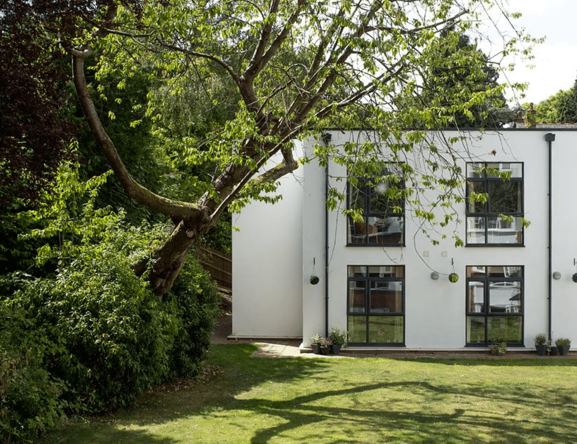 Garden of Atholl House nursing home in Compton, Wolverhampton
