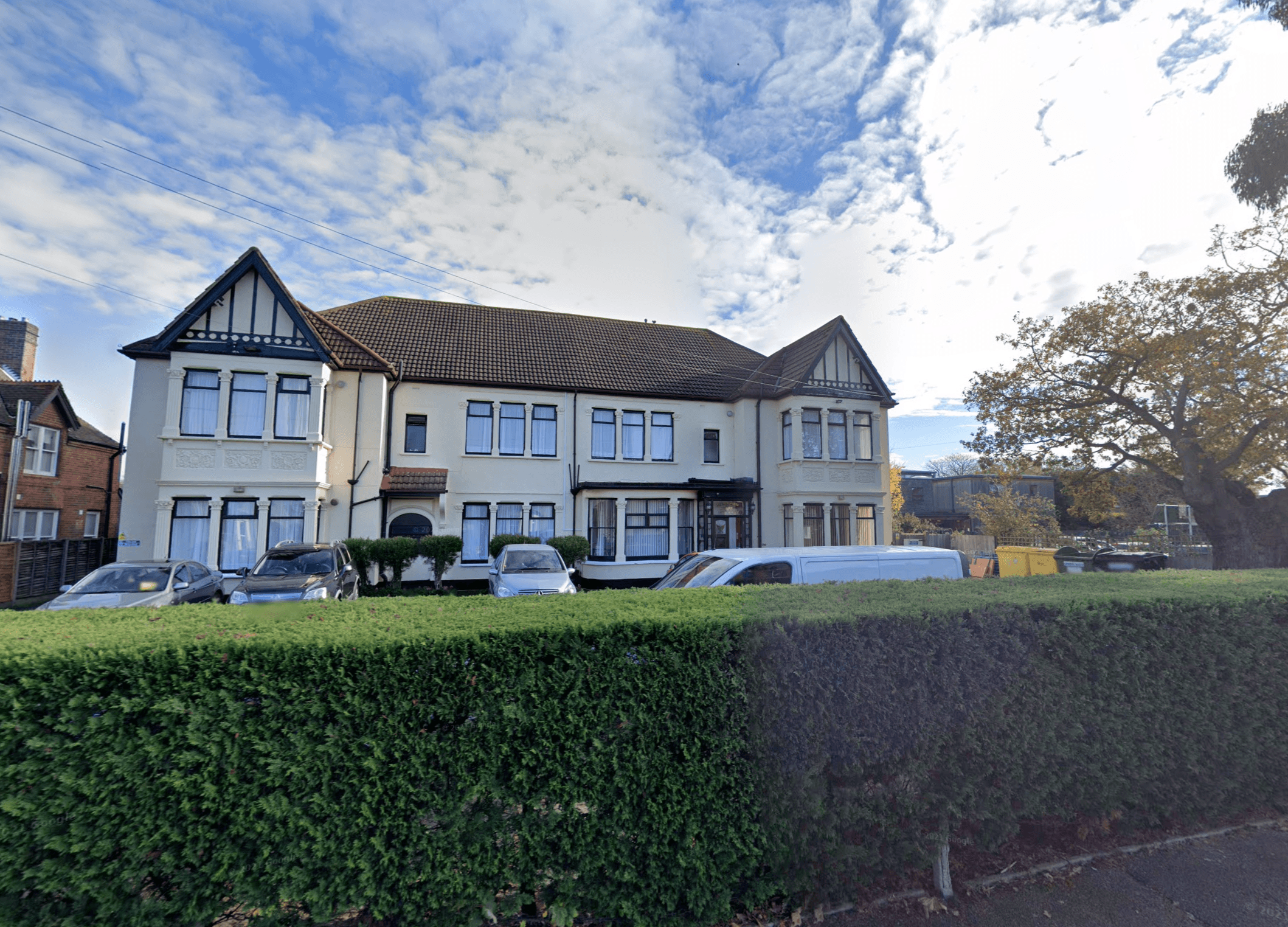 Exterior of Milton House care home in Westcliff-on-Sea, Essex
