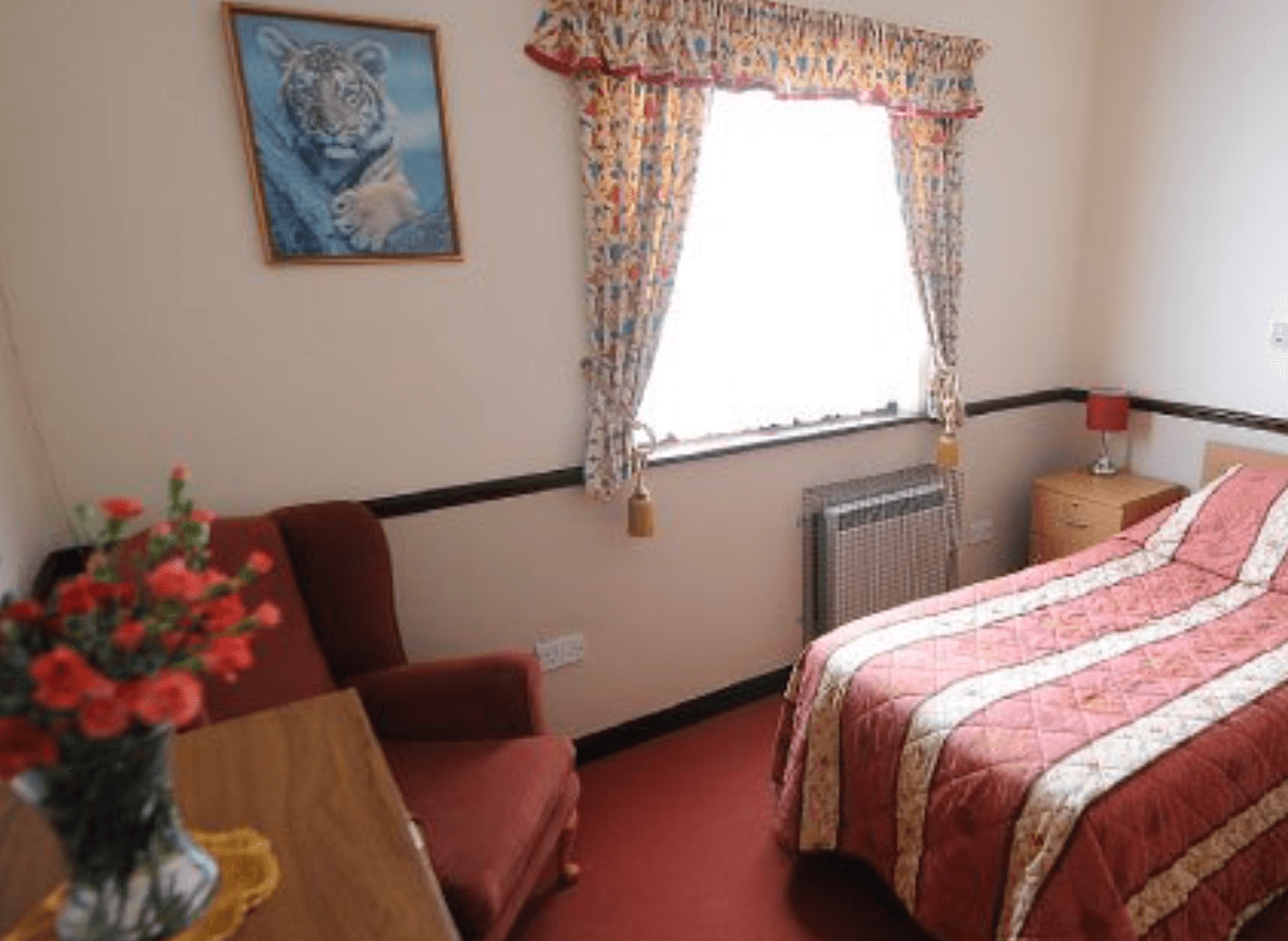 Bedroom of Milton House care home in Westcliff-on-Sea, Essex