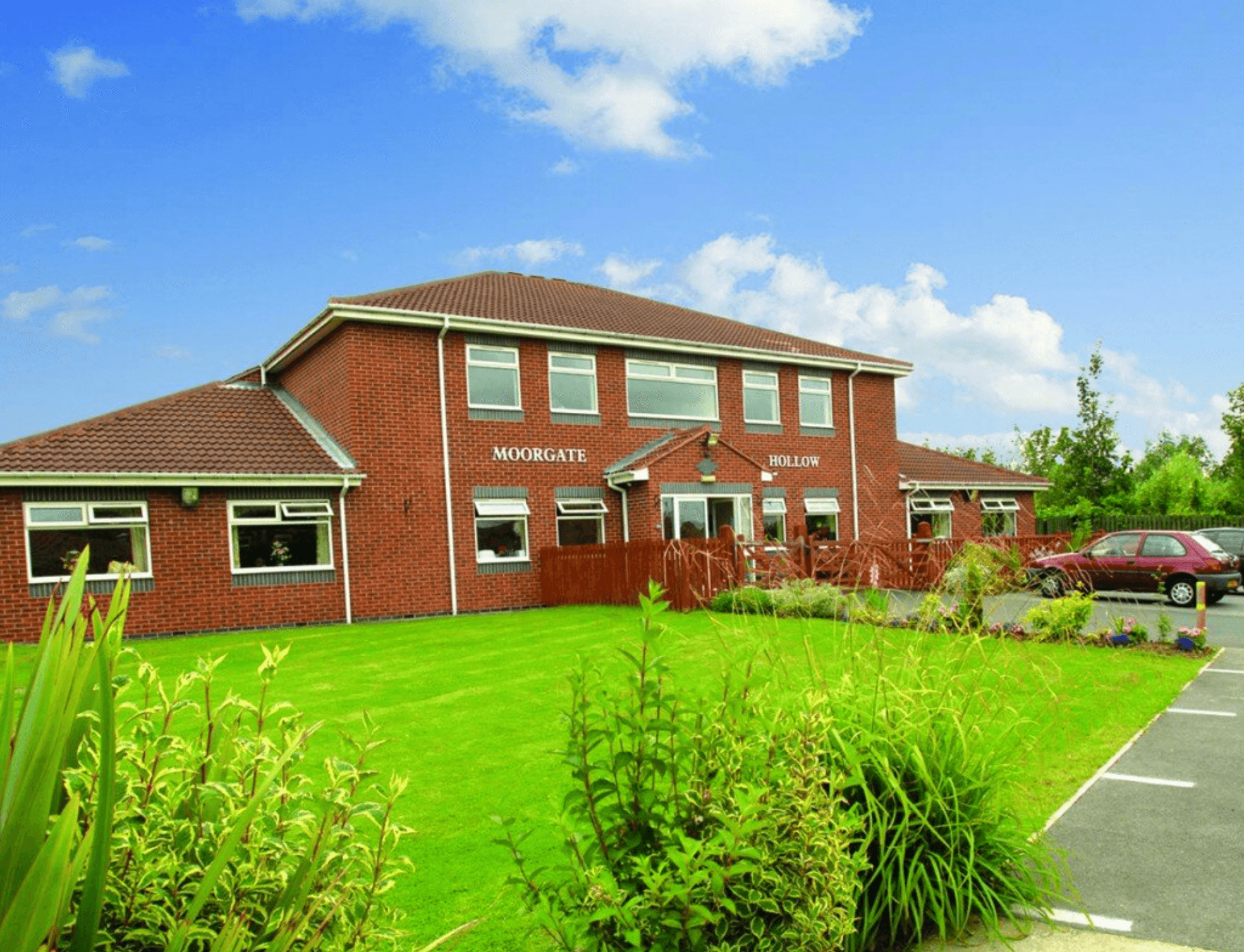 Exterior of Moorgate Hollow care home in Rotherham