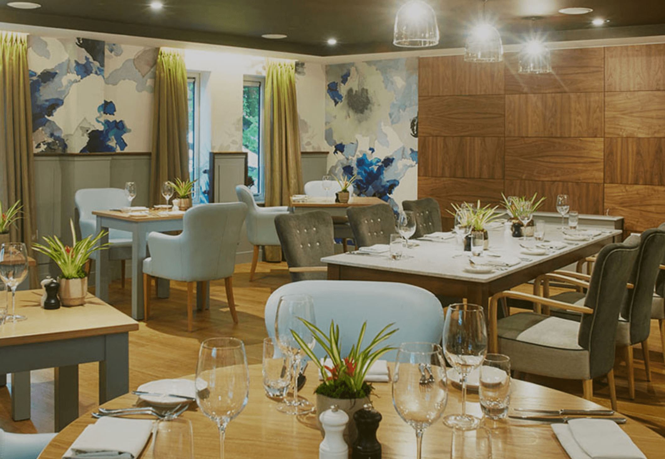 Dining room of Albert Suites at Battersea Place in London