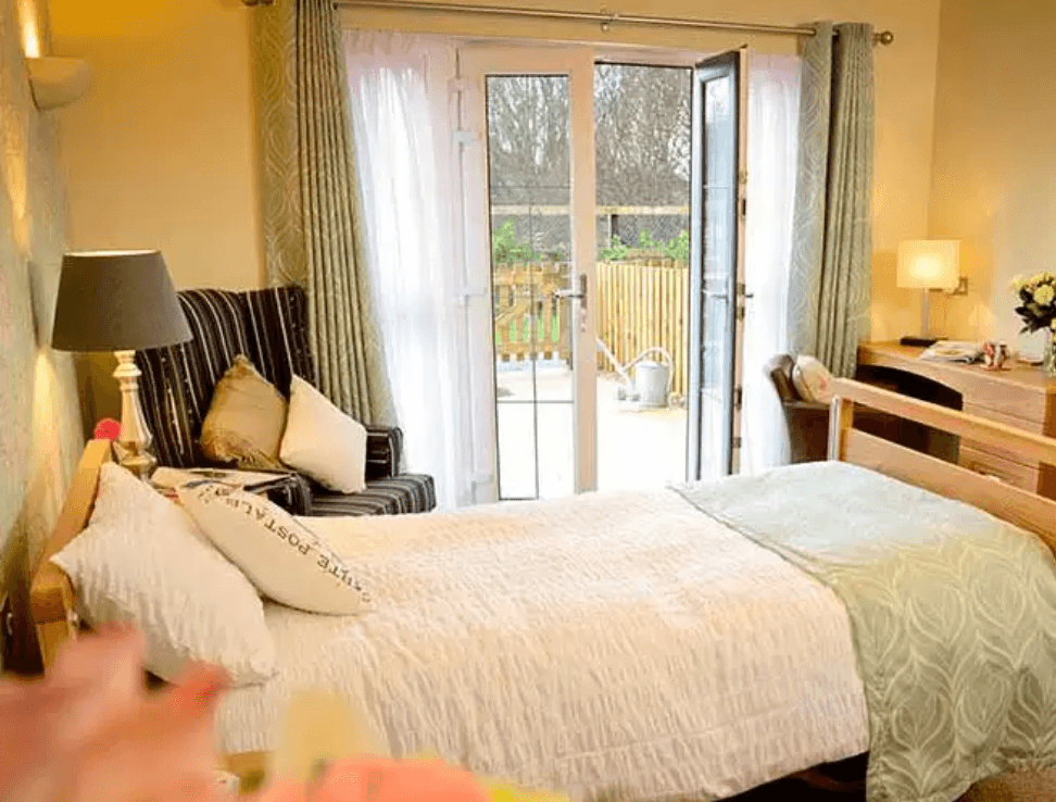 Bedroom of Hamble Heights care home in Park Gate