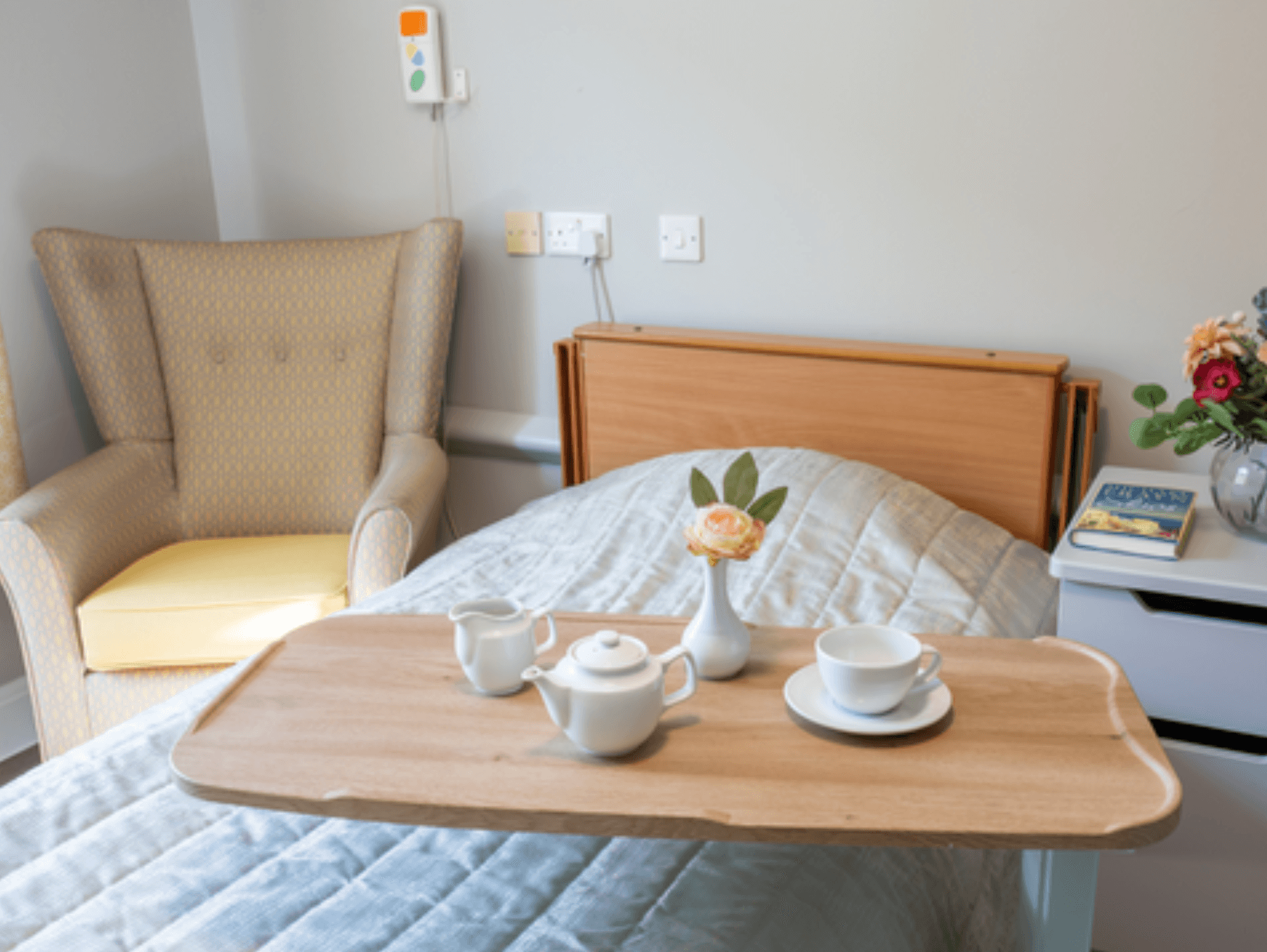 Bedroom of Haverlock Court care home in Stockwell, London