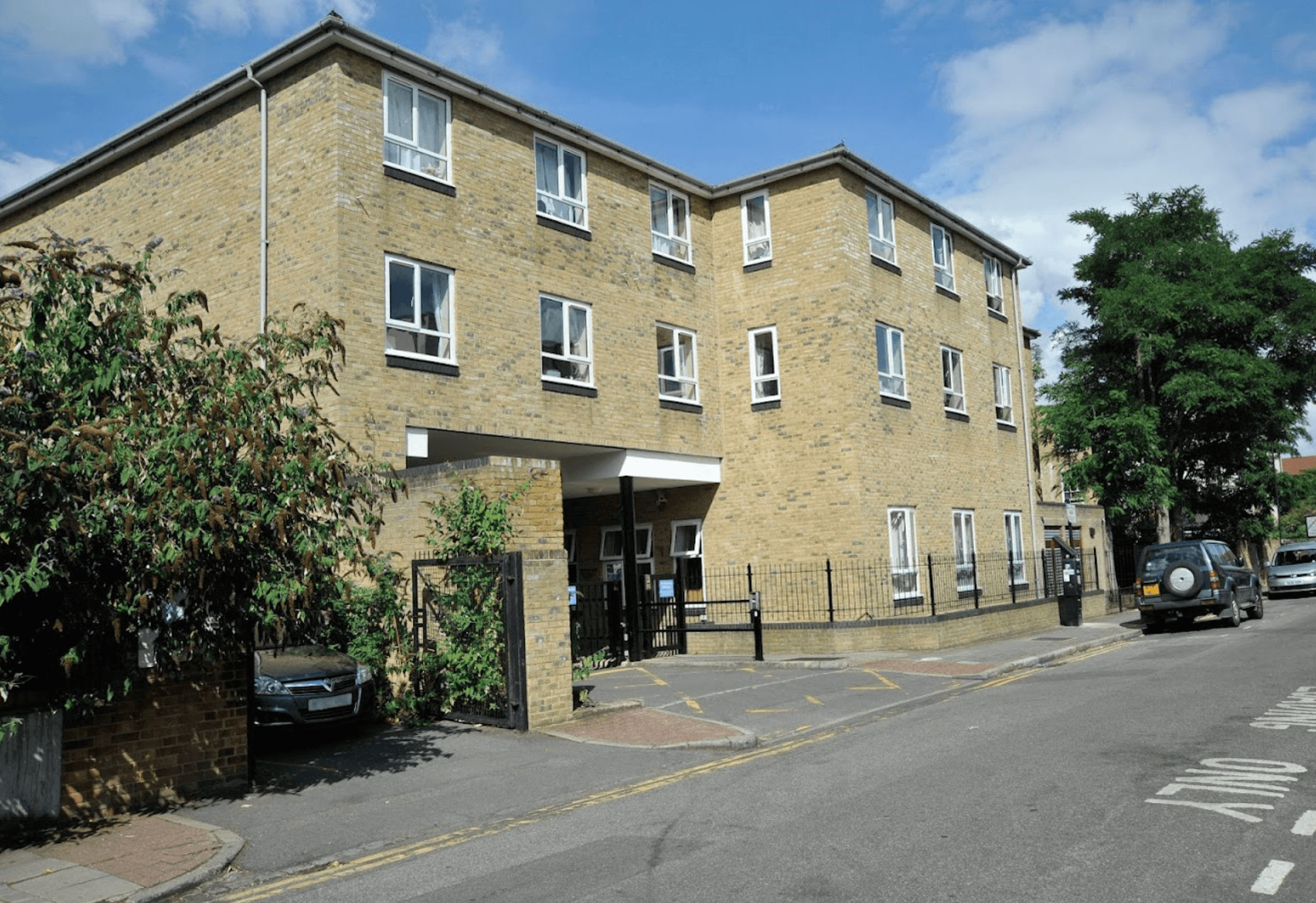 Exterior of Haverlock Court care home in Stockwell, London
