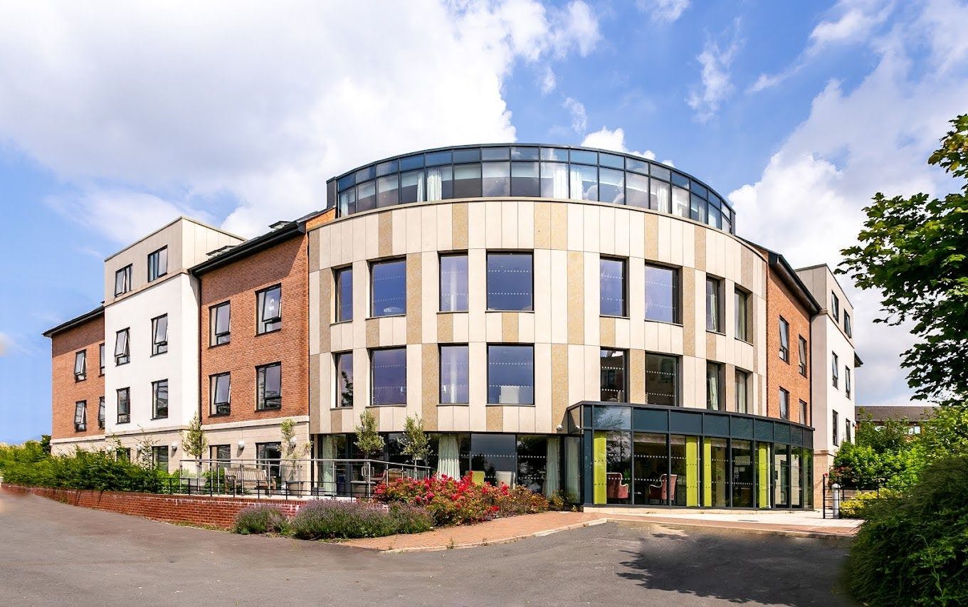 Exterior of Seacroft Green care home in Leeds, Yorkshire