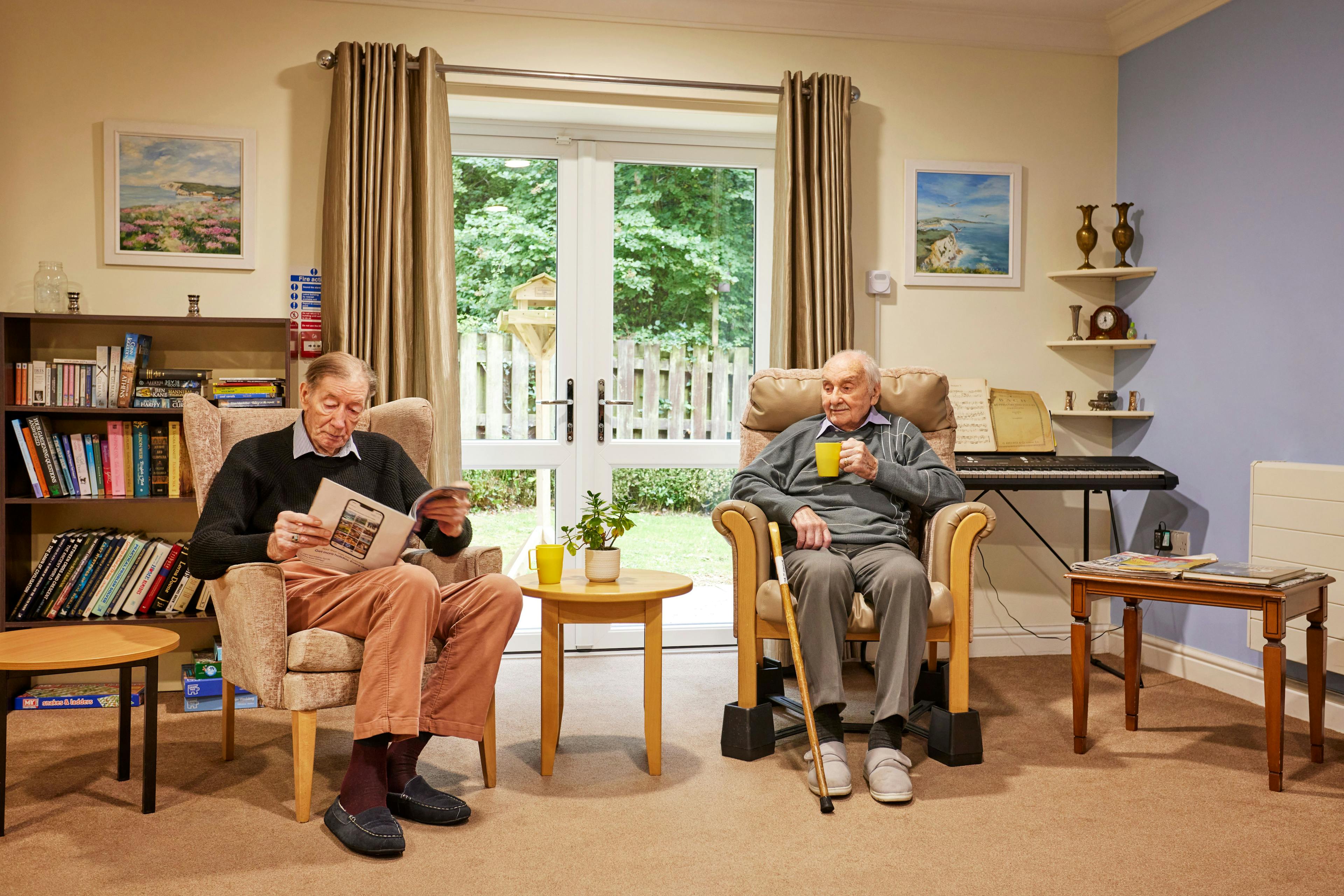  Communal Area at Solent Grange Care Home in Ryde, Isle of Wight