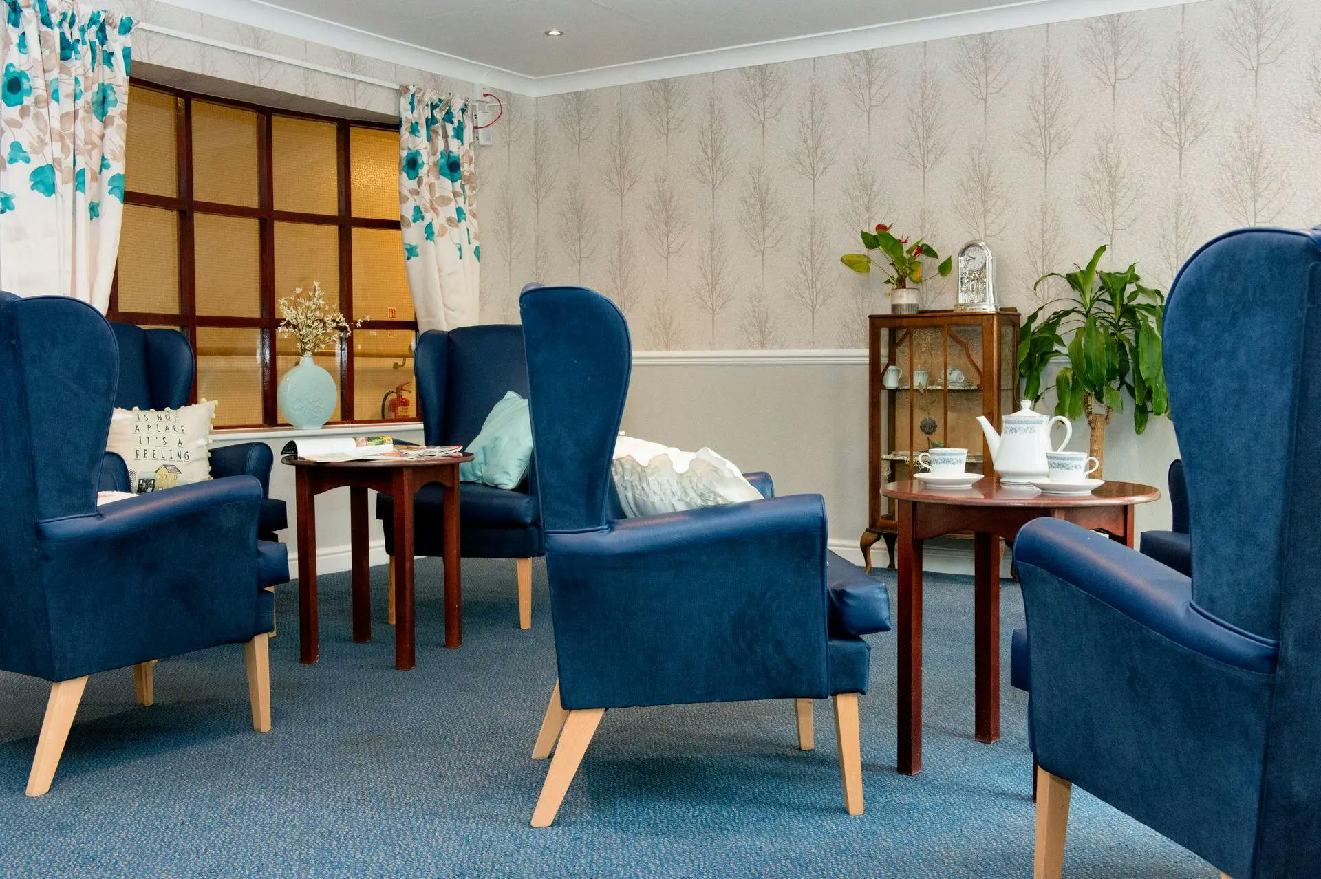 Lounge of St Georges care home in Bristol