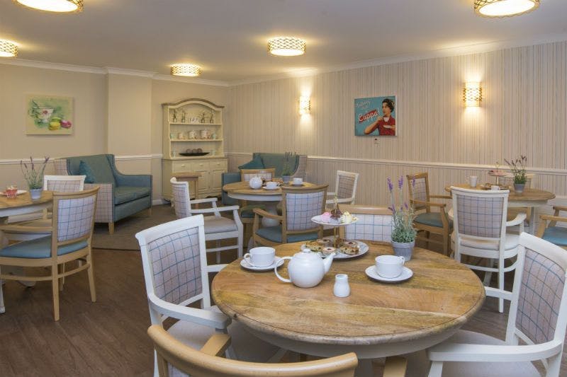 Dining Room of St Vincents House Care Home in London, England