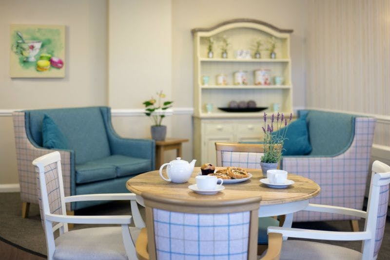 Dining Room of St Vincents House Care Home in London, England