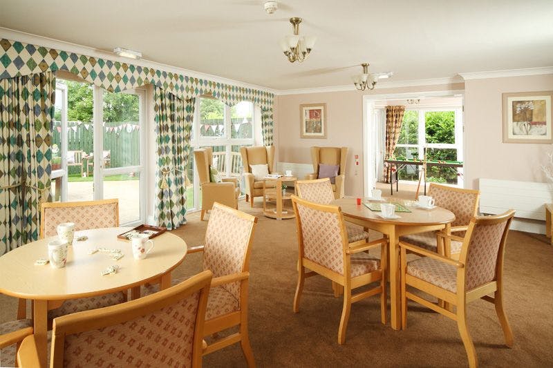 Dining Room of Stanley Park Care Home in Stanley, County Durham