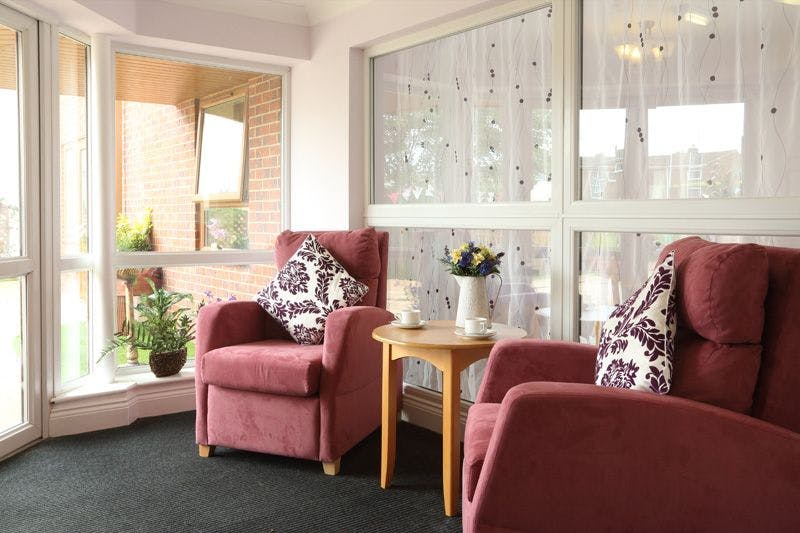 Lounge Area of Stanley Park Care Home in Stanley, County Durham