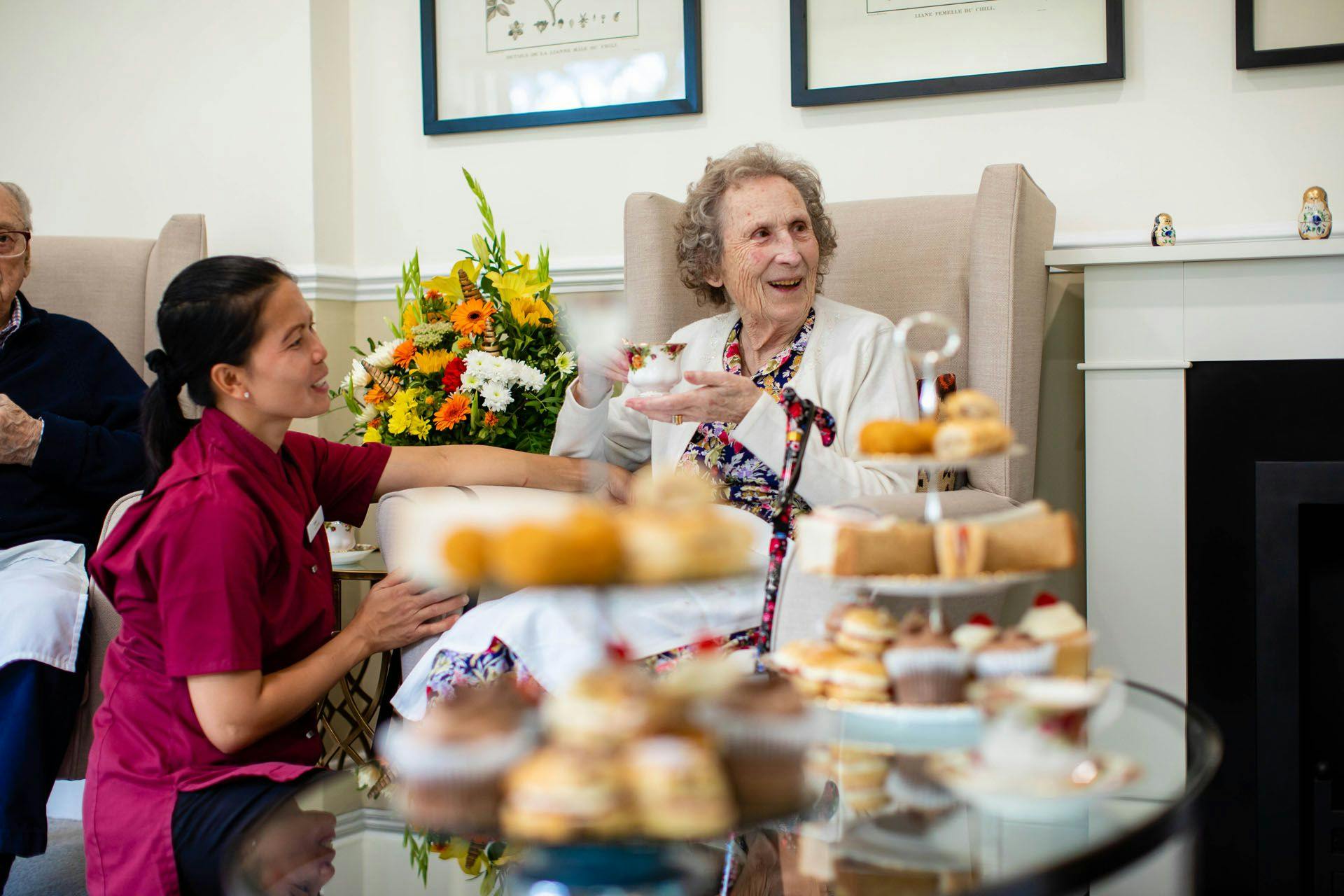 Tea of Stone House care home in Aylesbury
