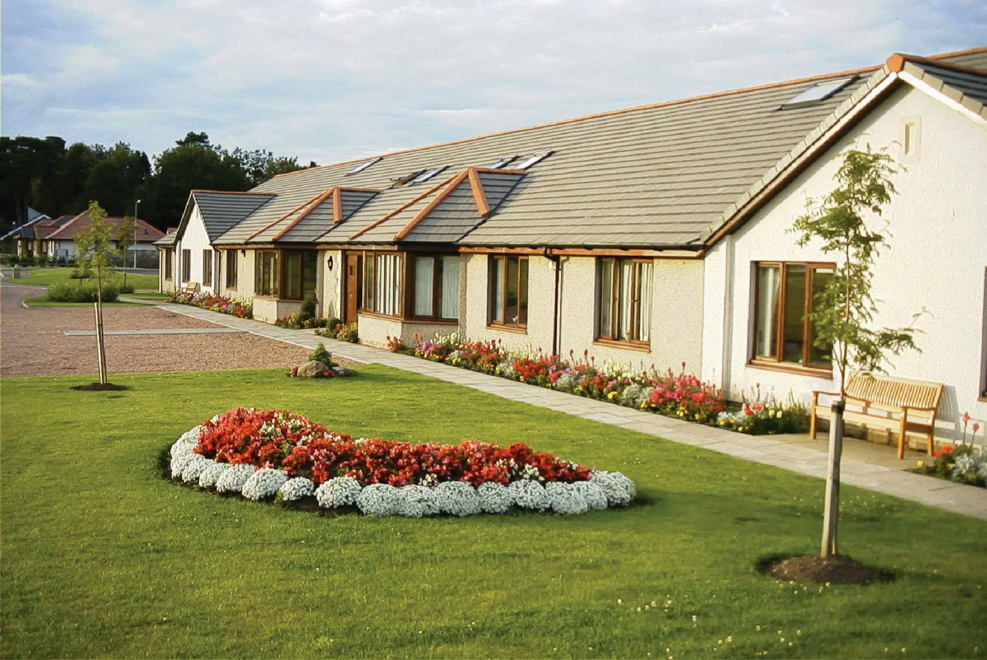 Exterior of Strathview care home in Fife, Scotland