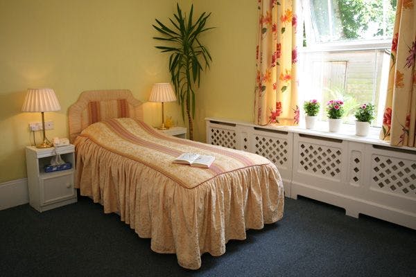 Bedroom at Downs House Care Home in Petersfield, Hampshire