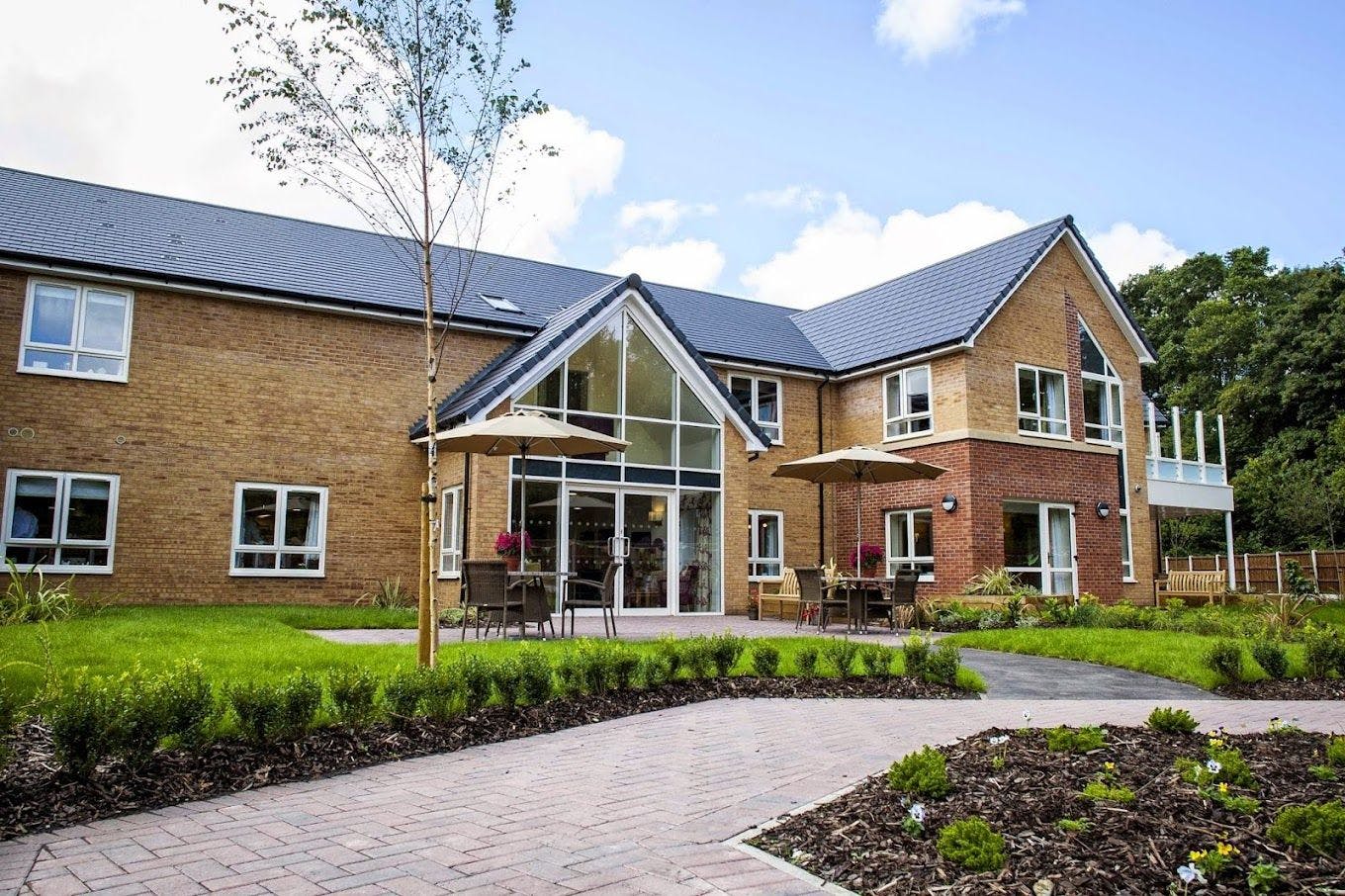 Exterior of Sutton Grange Care Home in Southport, Merseyside