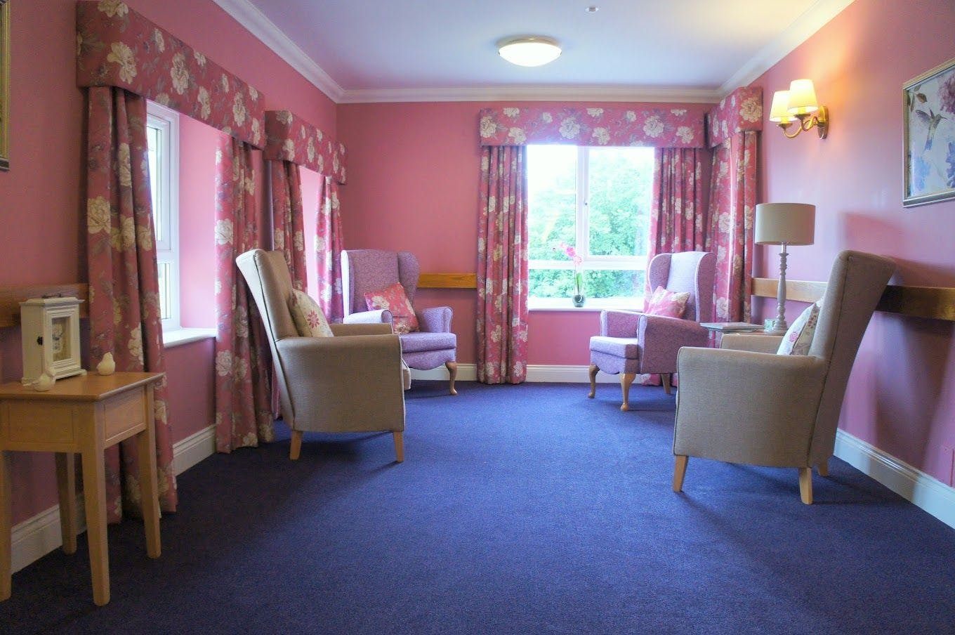 Communal Area at Sutton Grange Care Home in Southport, Merseyside