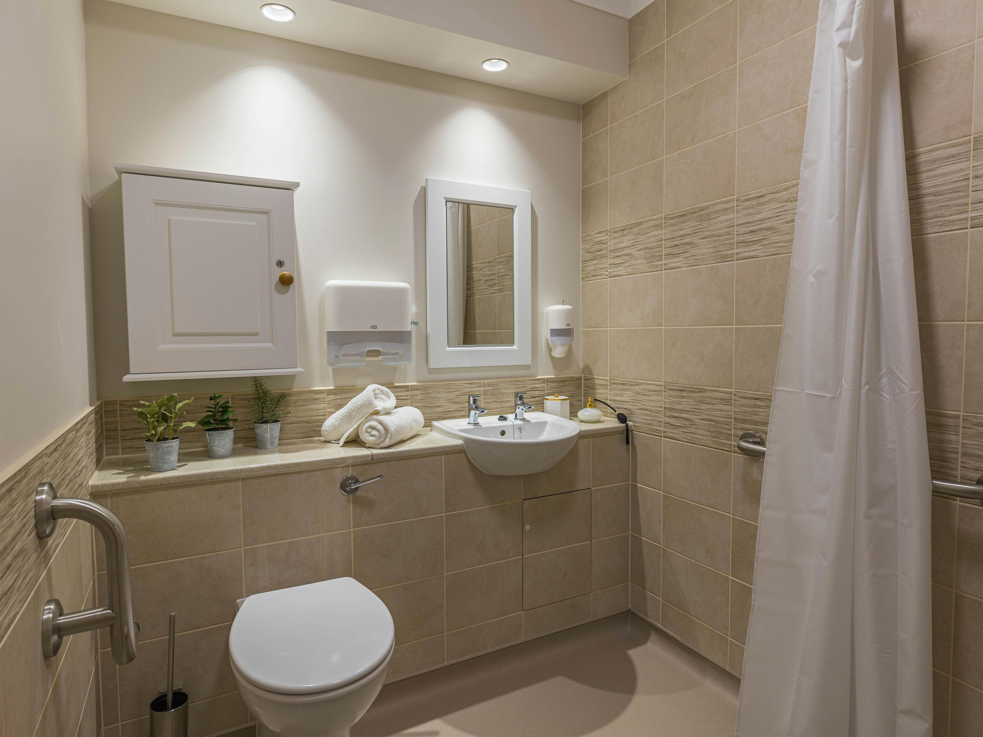 Bathroom at Sutton Valence Care Home in Maidstone, Kent