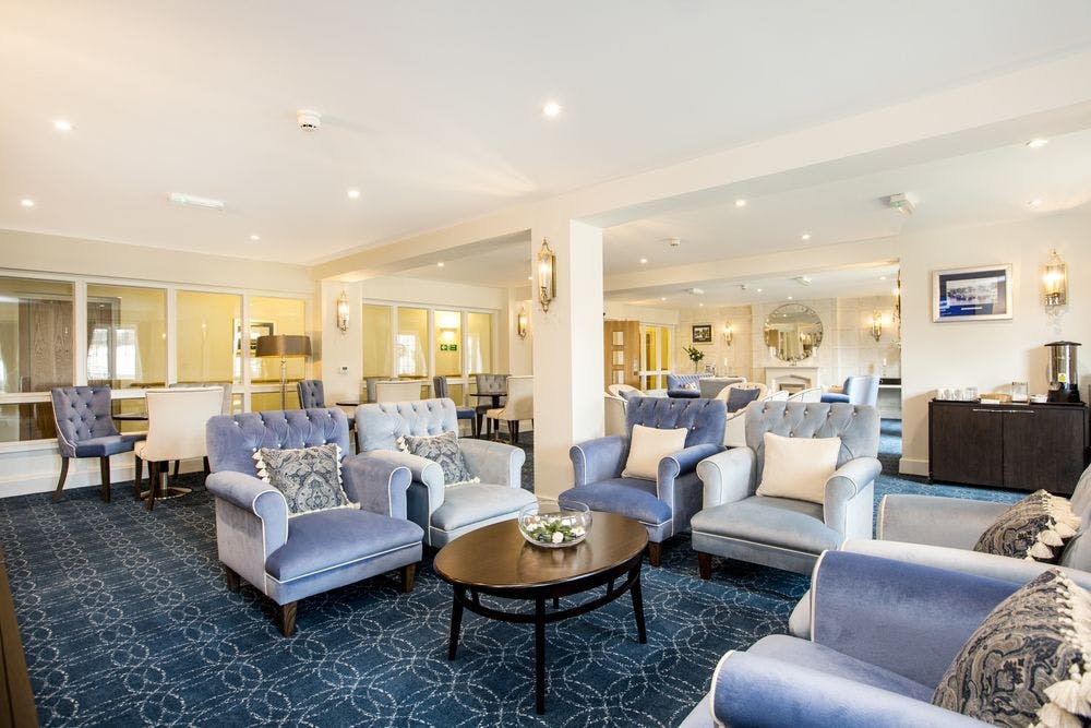 Communal Lounge at Swift House Retirement Development in Berkshire, South East England