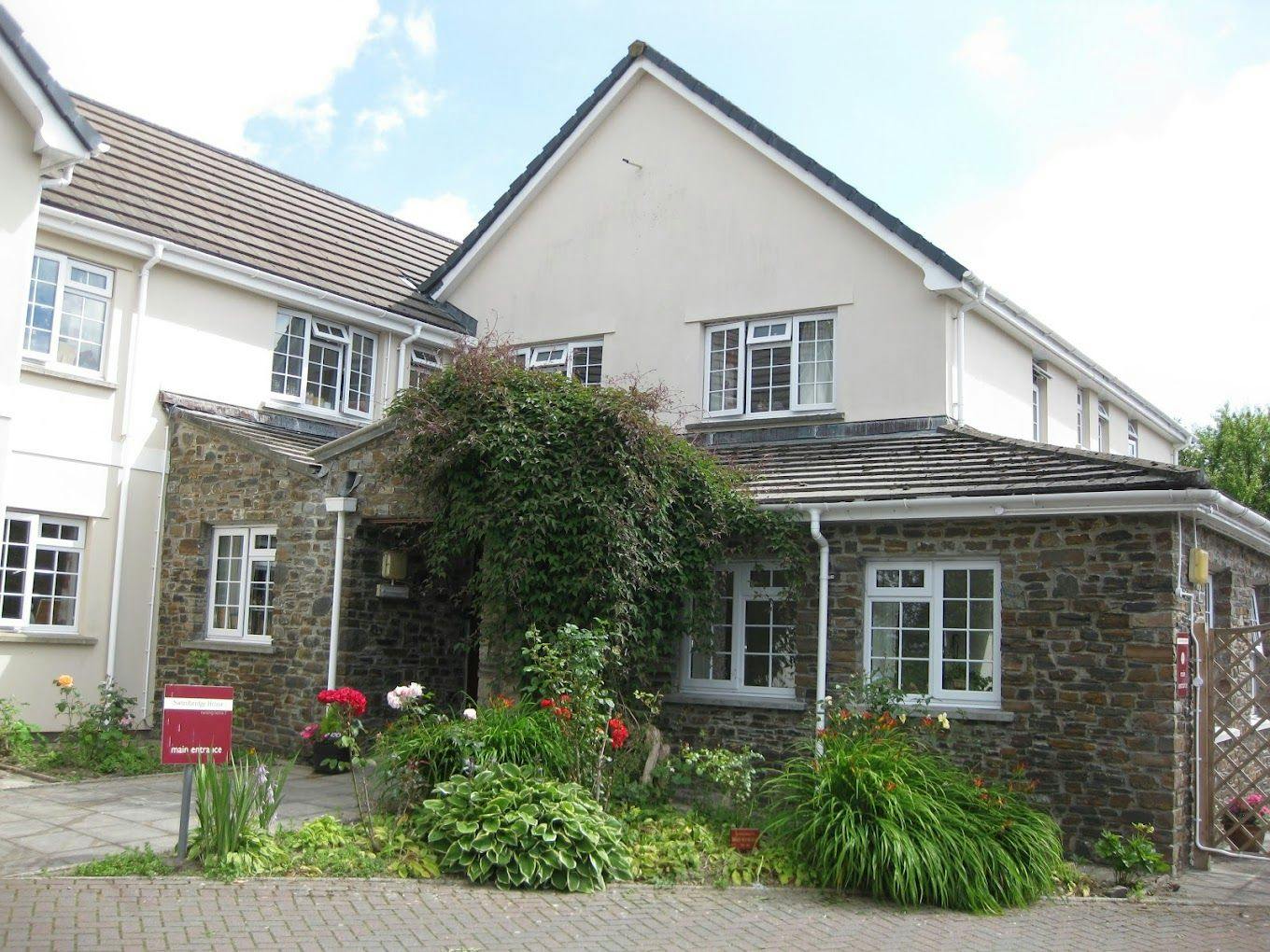 Exterior of Swimbridge House Nursing Home in Barnstaple, North Devon