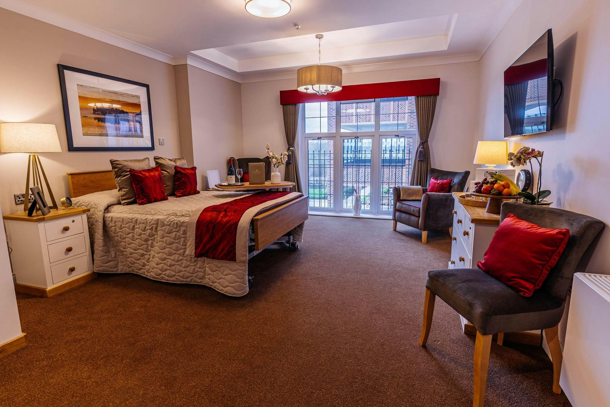 Bedroom  at Sycamore Grove Care Home in Eastbourne, East Sussex