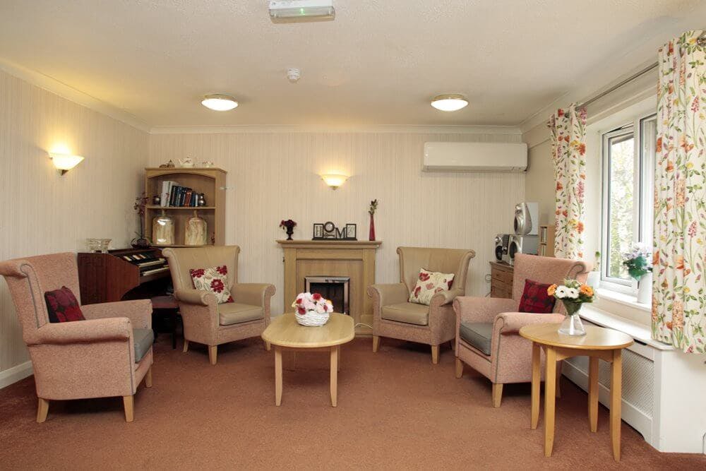 Communal Lounge of Tall Trees Care Home in Colchester, Essex