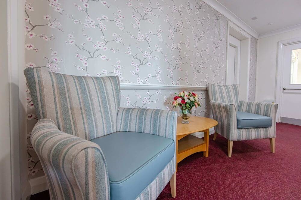 Communal Area of Tall Trees Care Home in Colchester, Essex