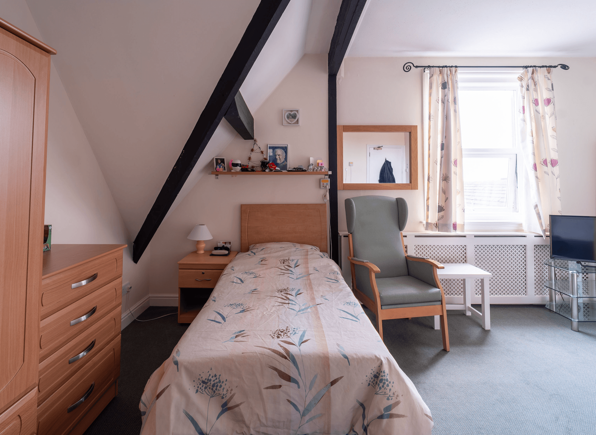 Bedroom at The Avenue Care Home in Malvern-Hills, Worcester