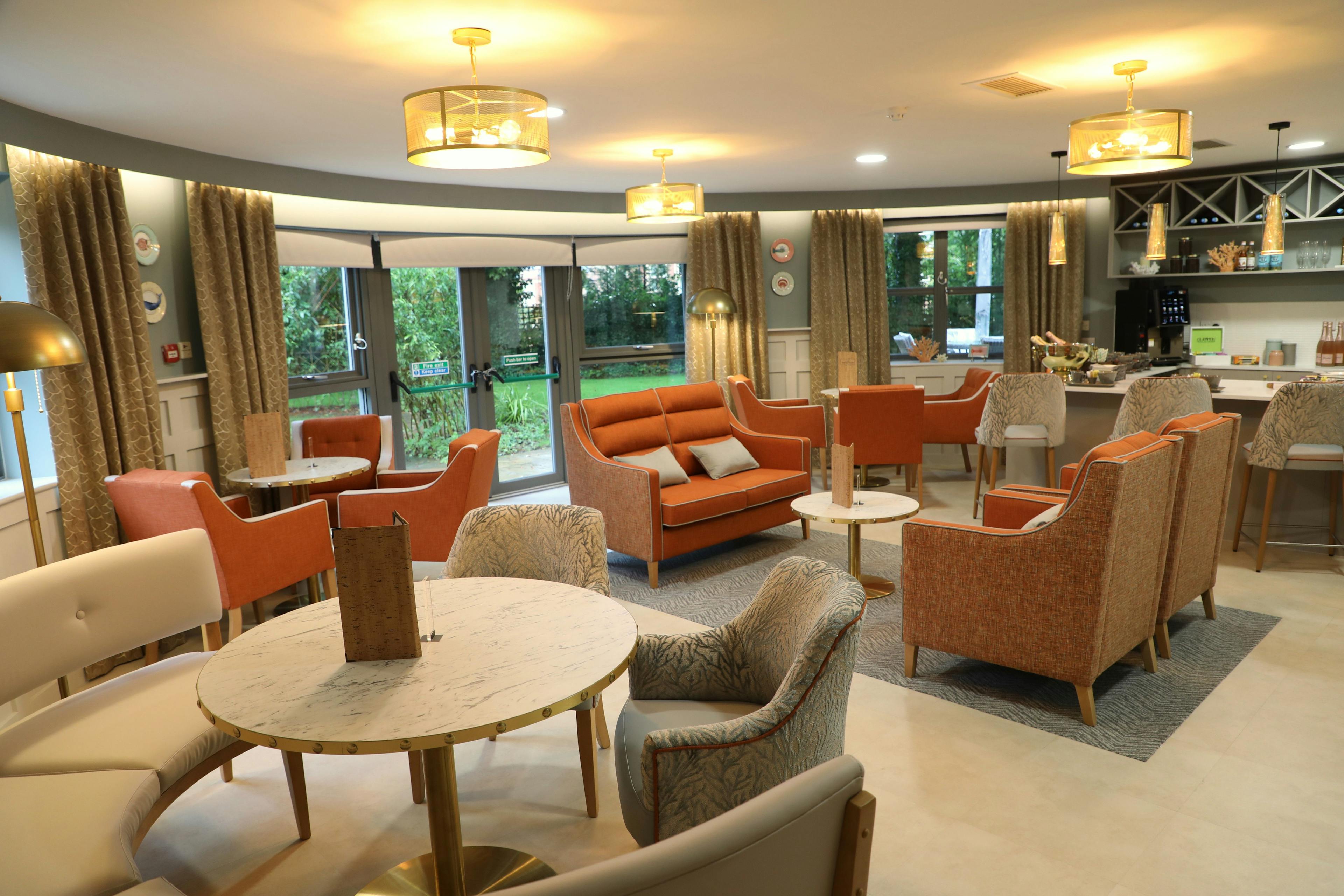 Lounge of Selwood Court in Dorchester, Dorset