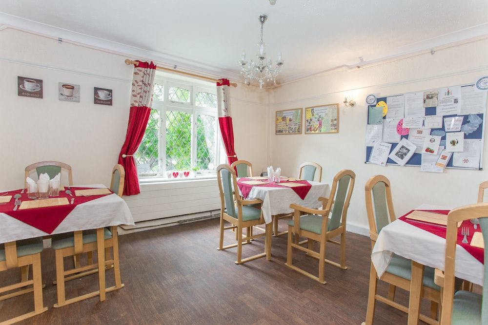 Dining Room at The Priory Care Home in Romford, Havering