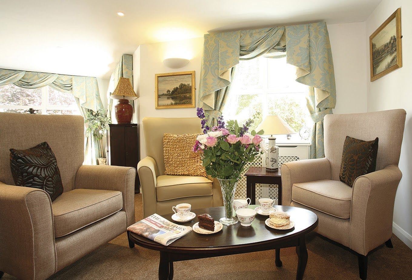 Lounge of The Spinney Care home in Chingford