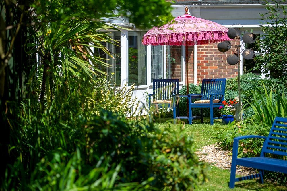 Garden of The Spinney Care home in Chingford