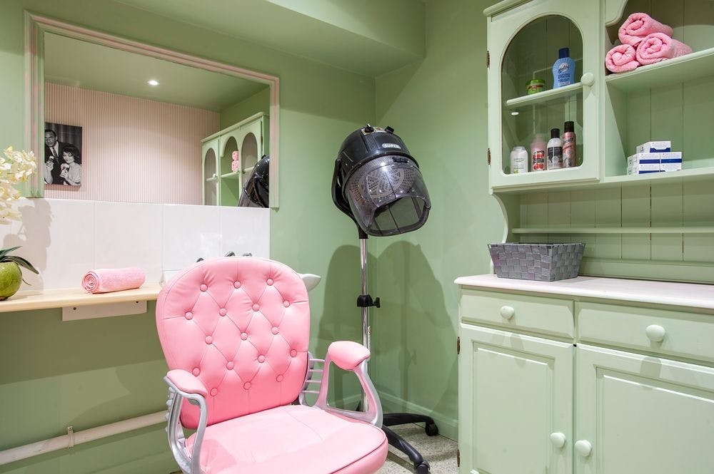 Salon  of The Spinney Care home in Chingford