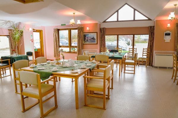 Dining Area at The Meadows Care Home, Dornoch, Scotland