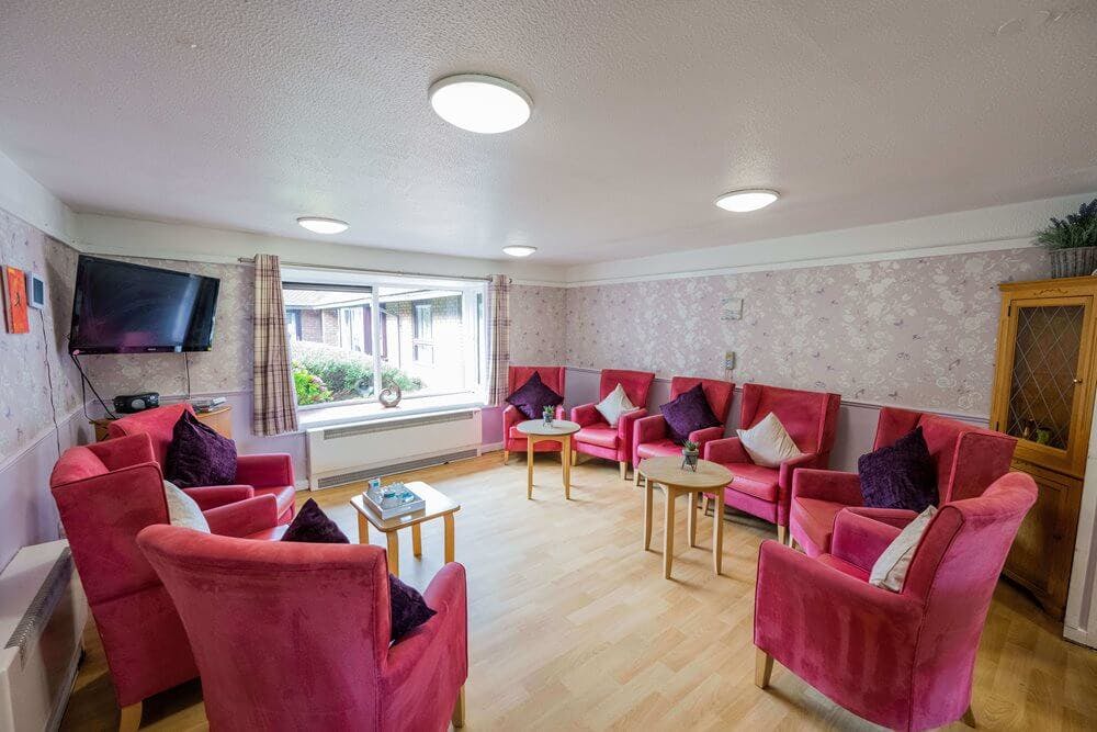 Communal Lounge of Tiltwood Care Home in Elmbridge, Surrey