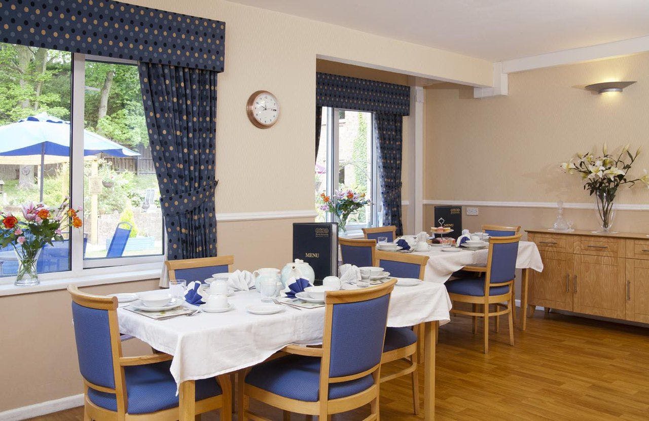 Dining Area of Victoria Care Home in Rainford, St Helens