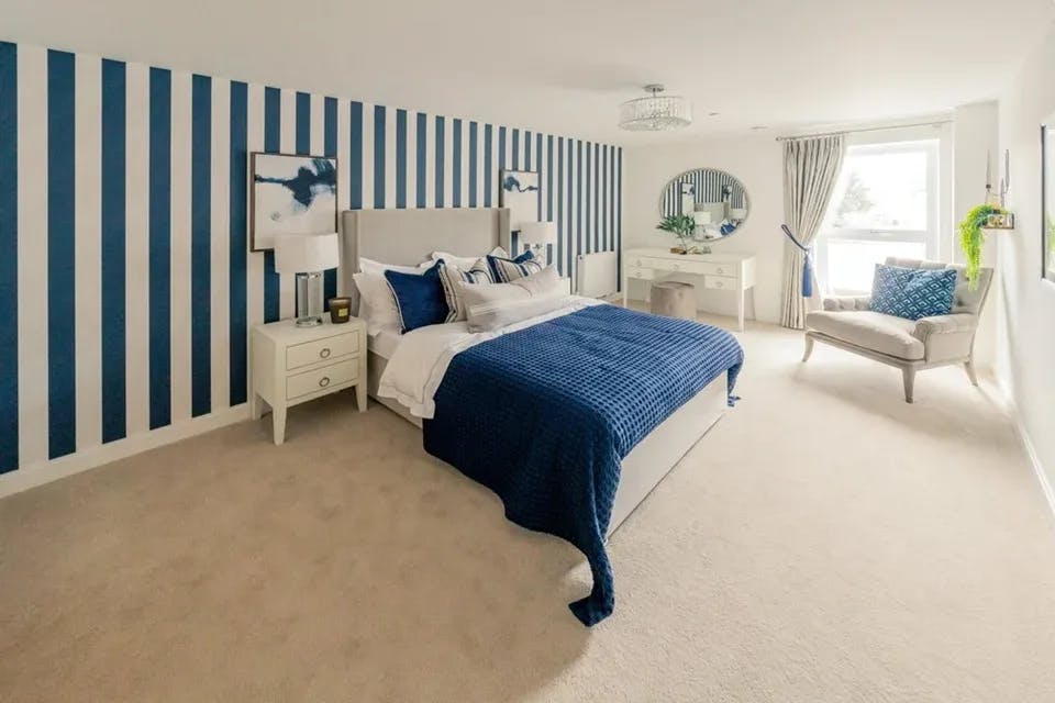 Bedroom at Walter House Retirement Apartment in Chelmsford, Essex