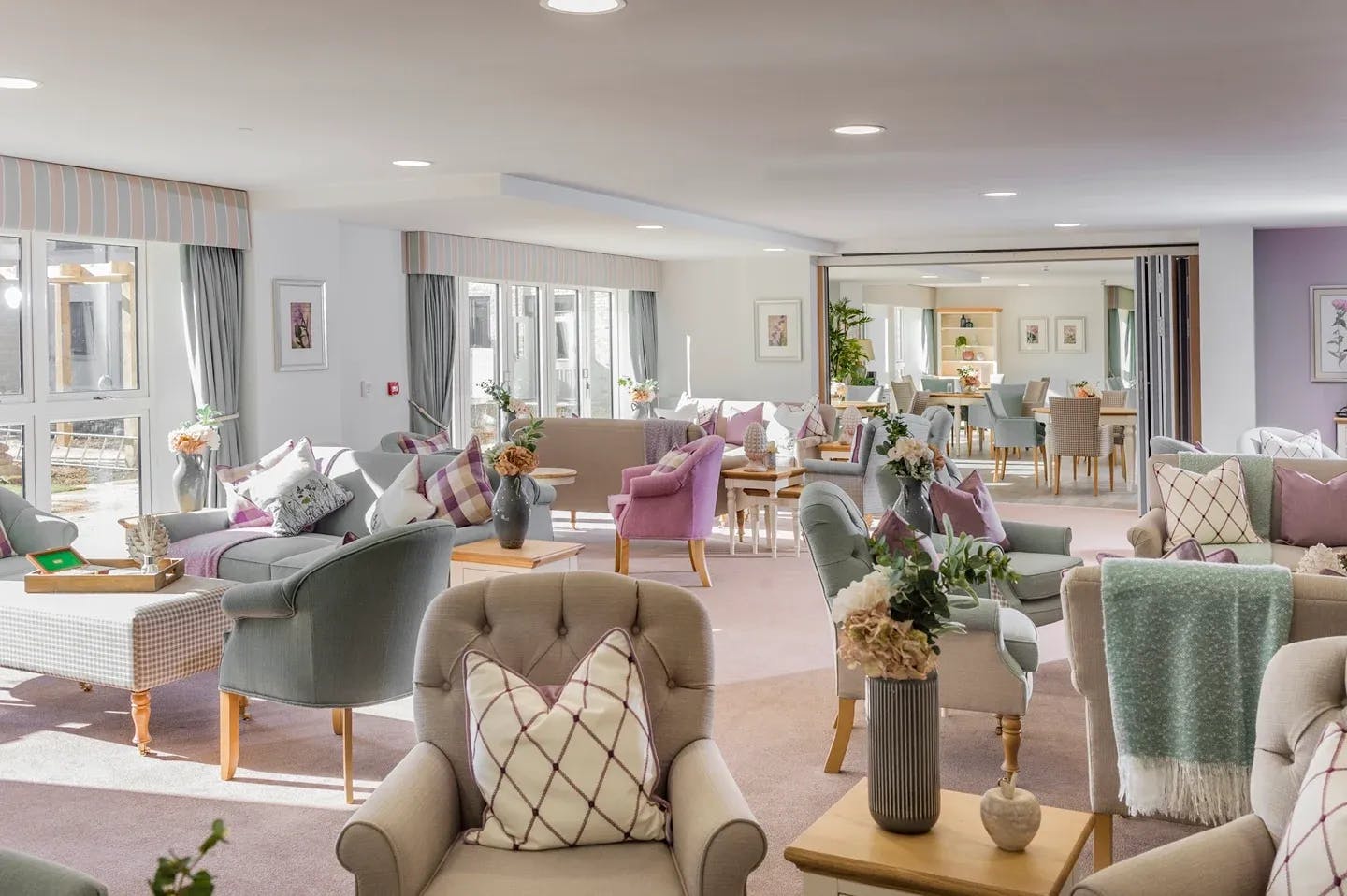 Communal Lounge at Watson Place Retirement Development in Chipping Norton, West Oxfordshire