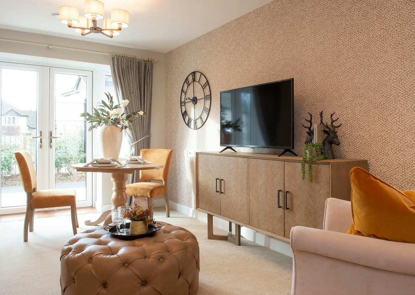 Lounge at William House Retirement Apartment in Thatcham, West Berkshire