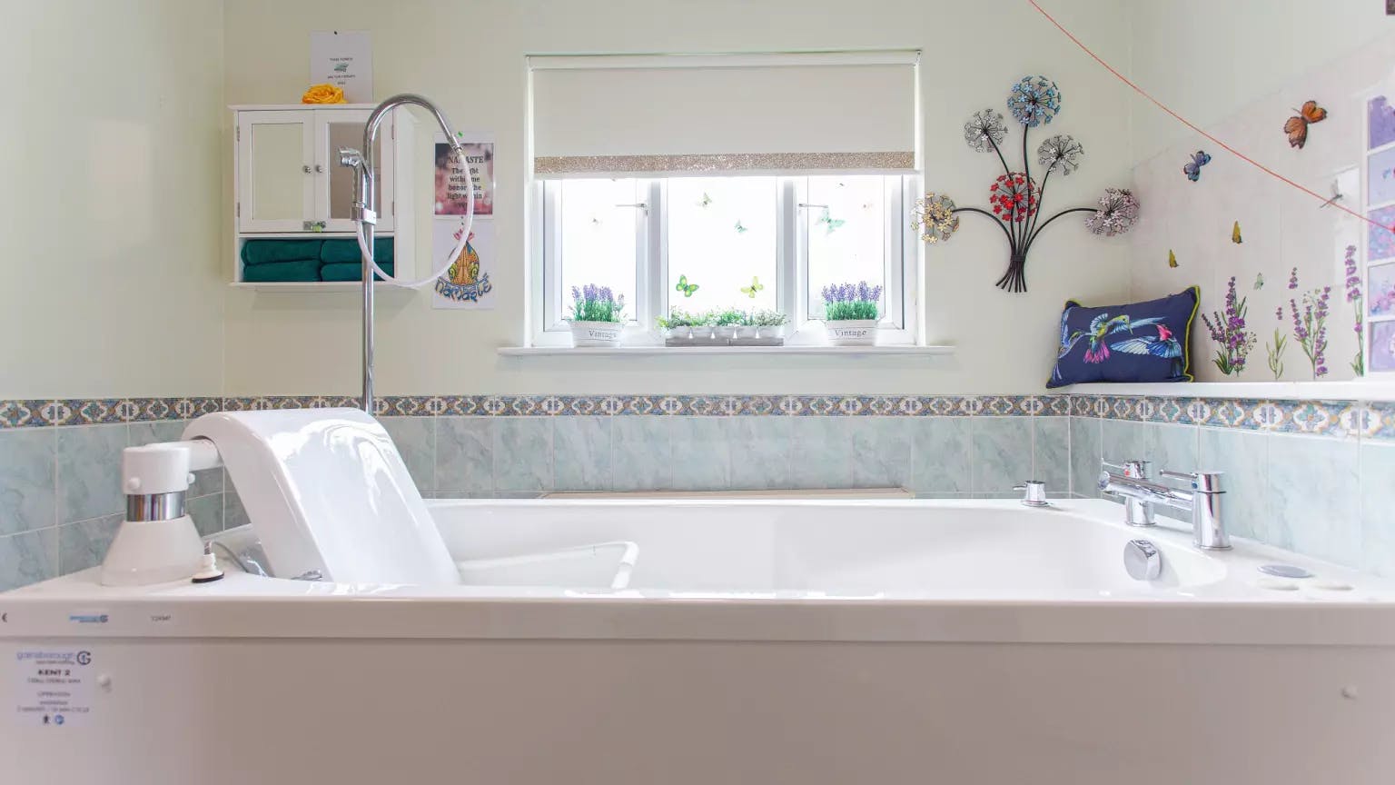 Bathroom of Willow Court care home in Harpenden, Hertfordshire