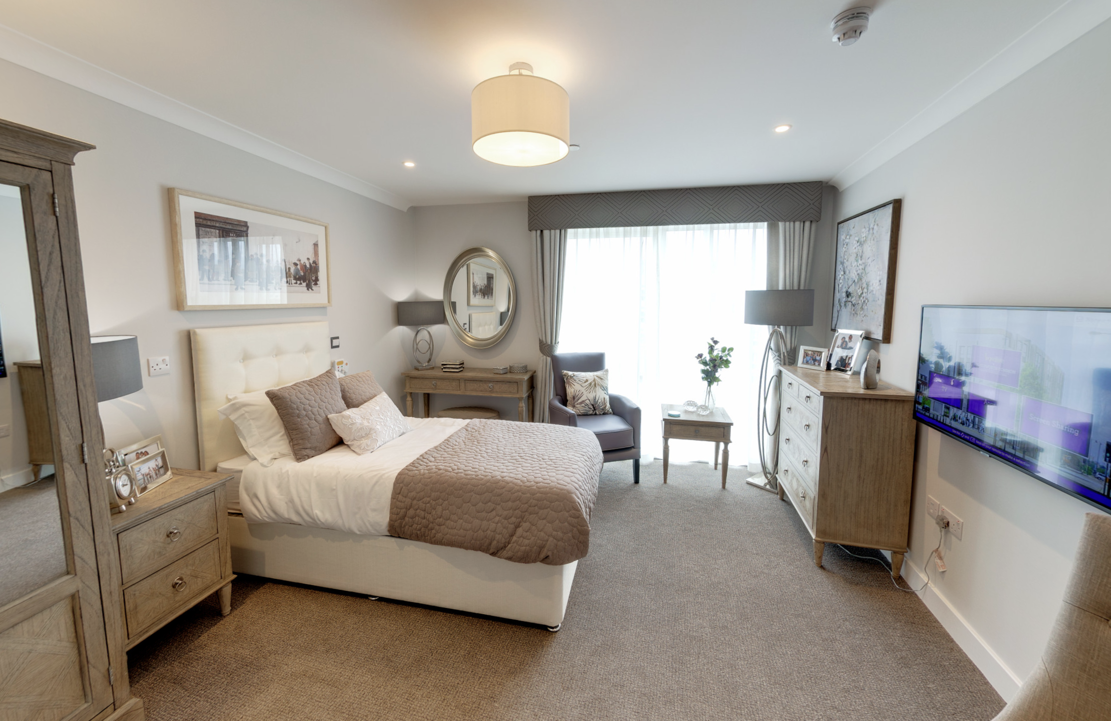 Bedroom of Signature at Winchester Care Home in Winchester. Hampshire