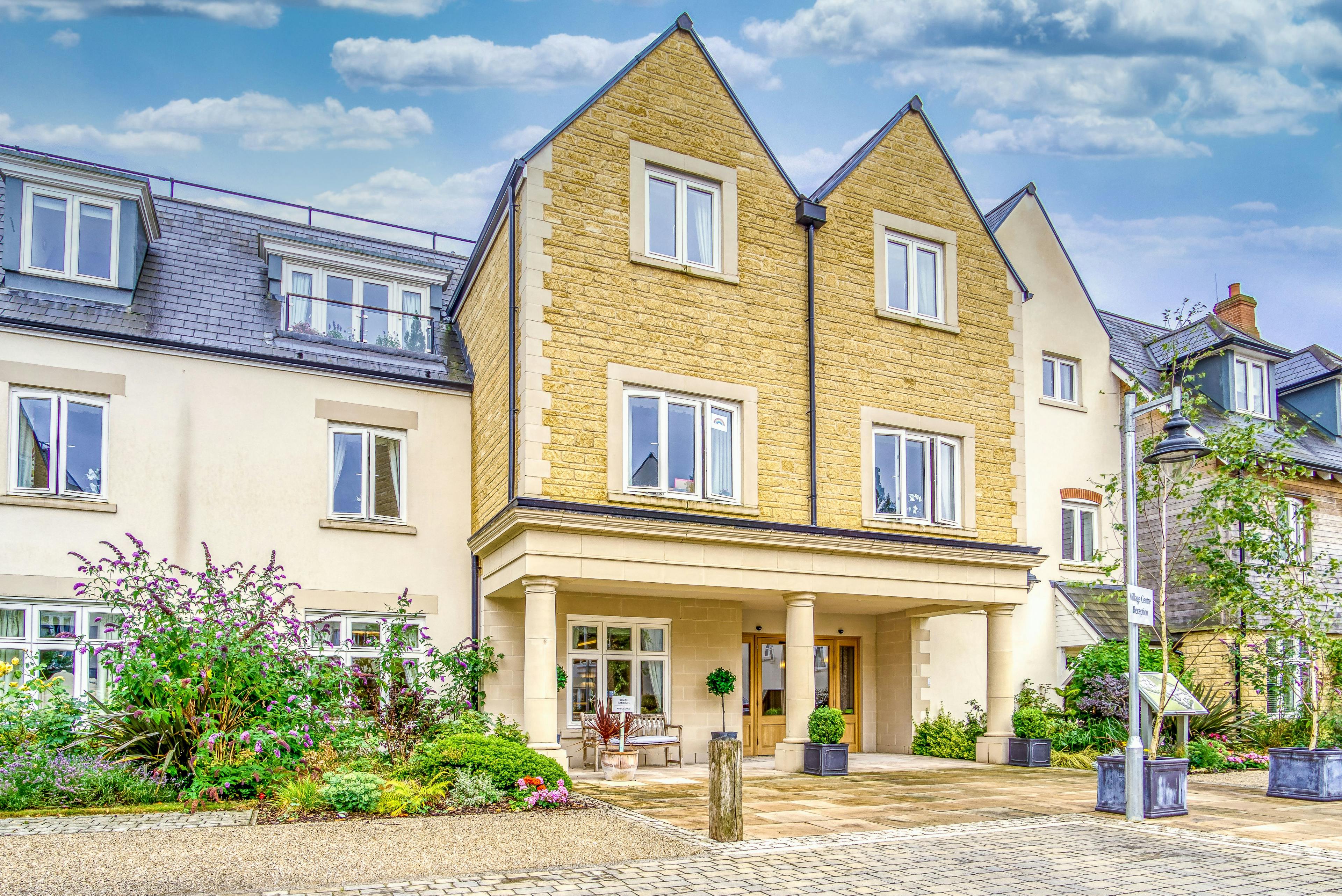 Exterior of Witney care home in Witney, Oxfordshire