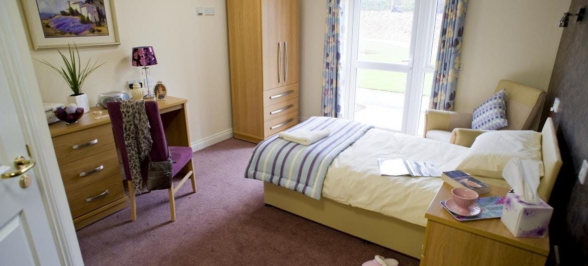 Bedroom at Yarnton Residential & Nursing Home, Kidlington, Oxfordshire