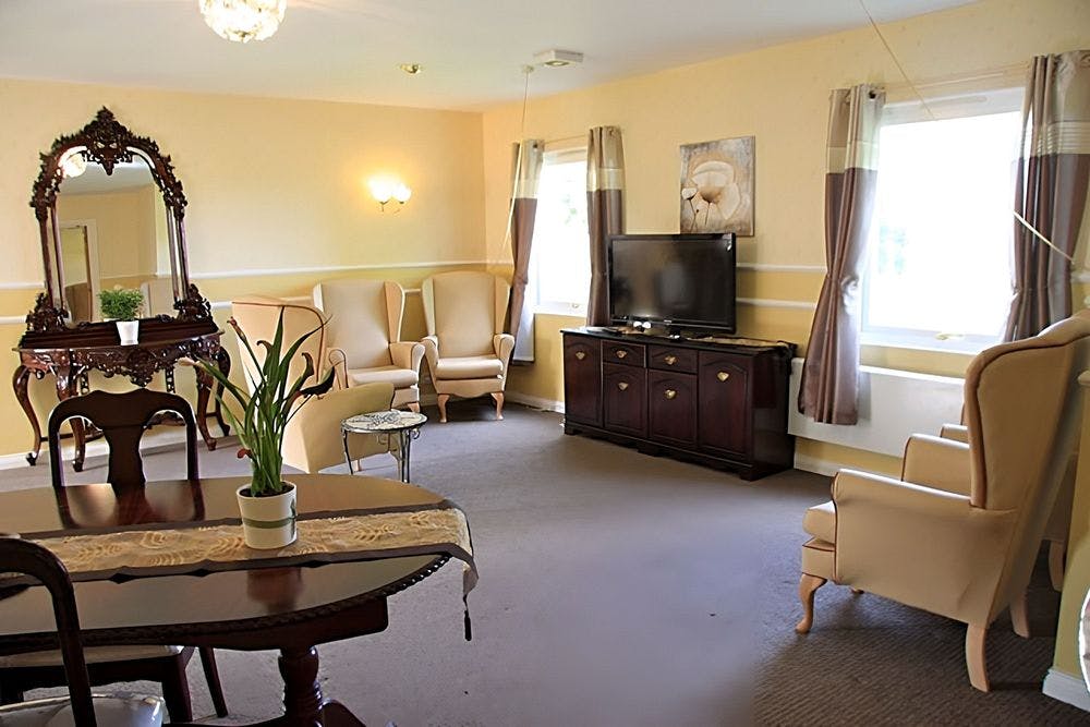 Communal Area of Astor Court Care Home in Cramlington, Northumberland