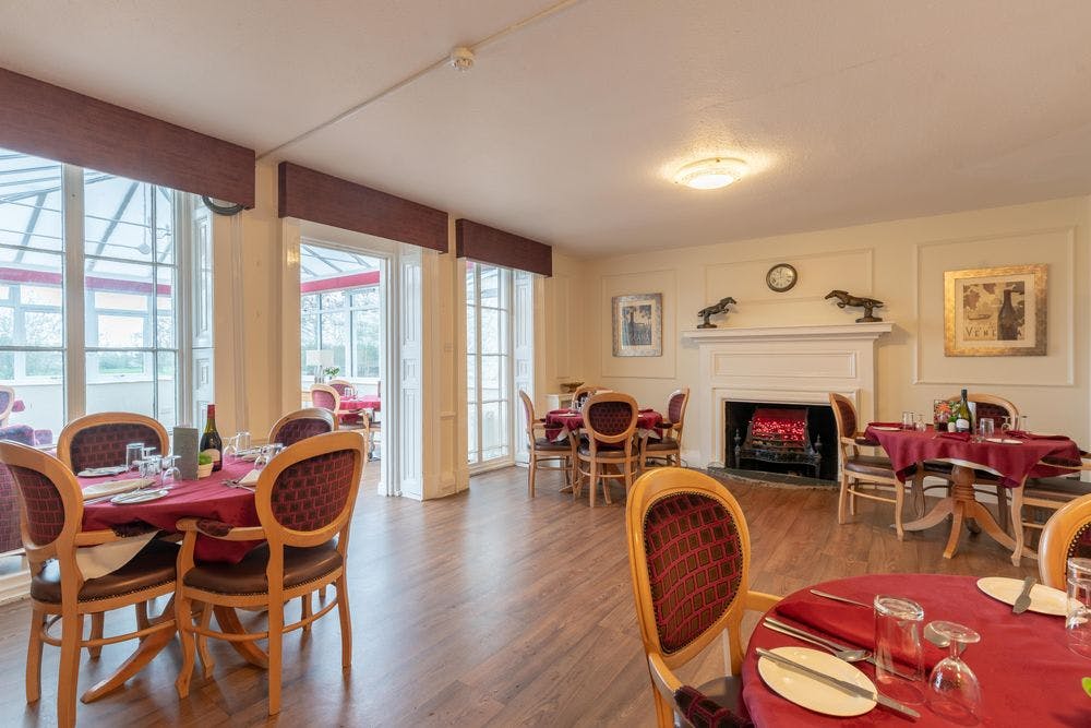Dining Area of Adlington Manor Care Home in, Poynton, Cheshire East 