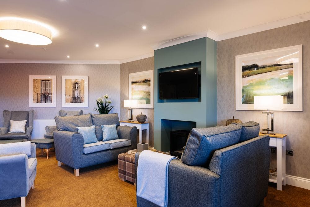 Communal Lounge of Cumberland Grange Care Home in Exeter, Devon