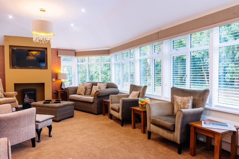 Communal Lounge of Field House Care Home in Church Stretton, Shropshire