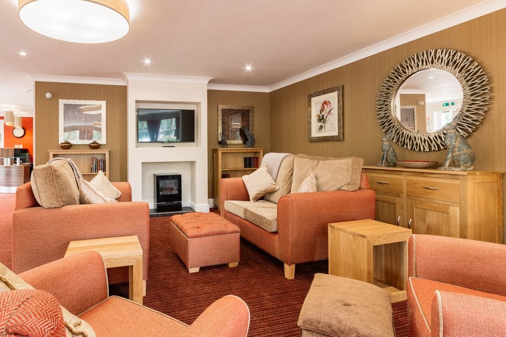 Communal Lounge ate Stamford Bridge Beaumont Care Home in York, North Yorkshire