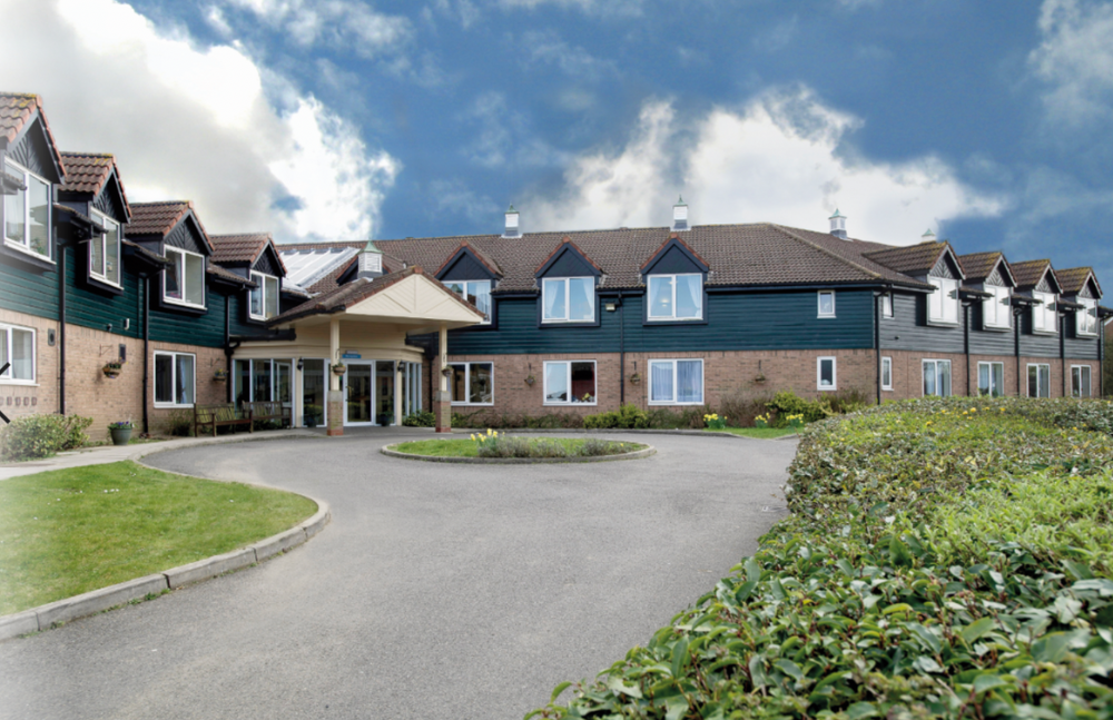 Exterior photo of The Lawns Care Home in Chelmsford Essex