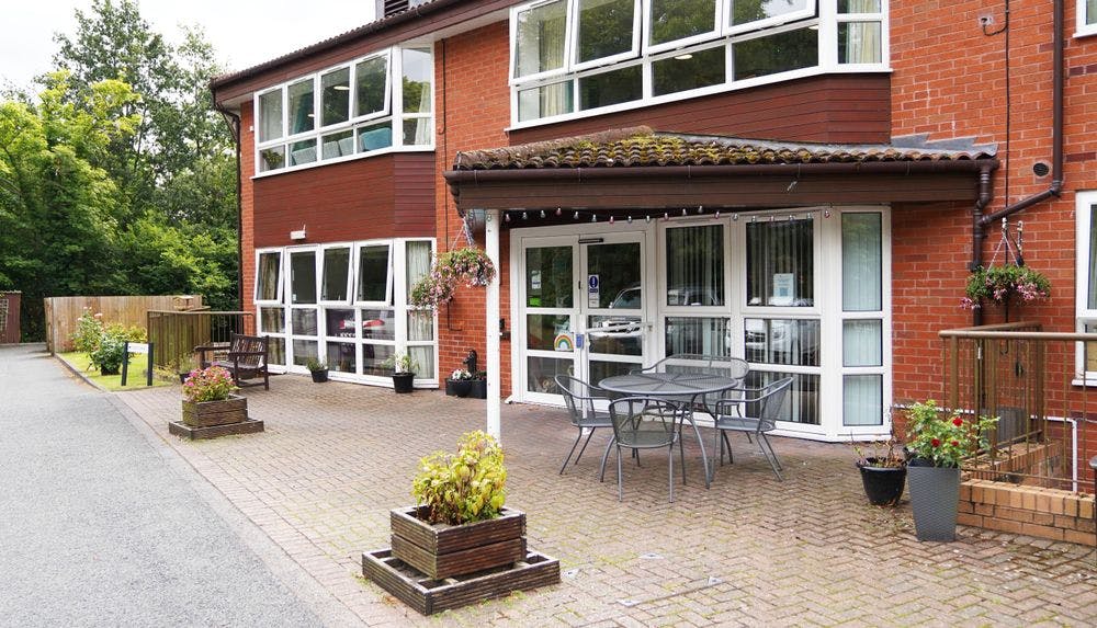 Exterior of Brambles Court Care Home Redditch, Worcestersire