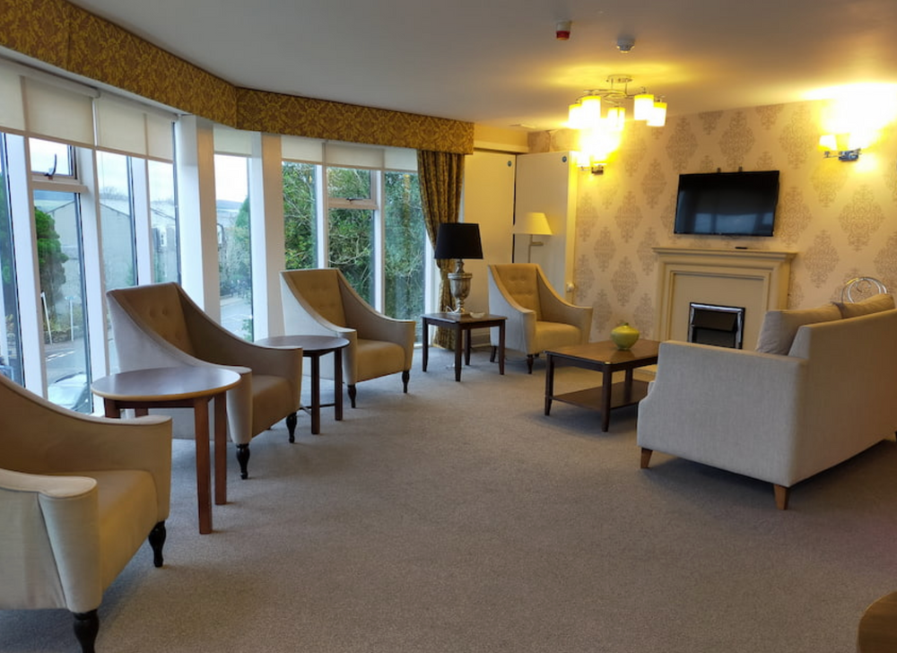 Communal Lounge of Deeside Care Home in The City Of Aberdeen, Scotland